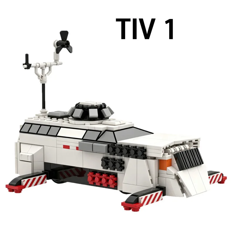 New Storm Chaser Tiv 1 Building Block Tornado Intercept Vehicle Tiv 2 Bricks Figure Collection Model Decoration Toy