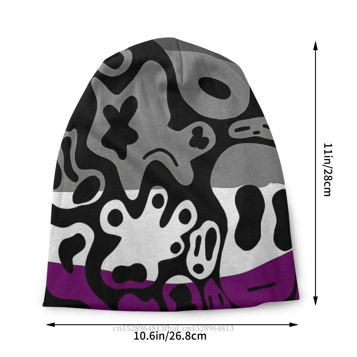 Bonnet Hats Hip Hop Men Women's Skullies Beanies Hat Ace Pride Ghost Bubble Winter Warm Cap Hip Hop Caps