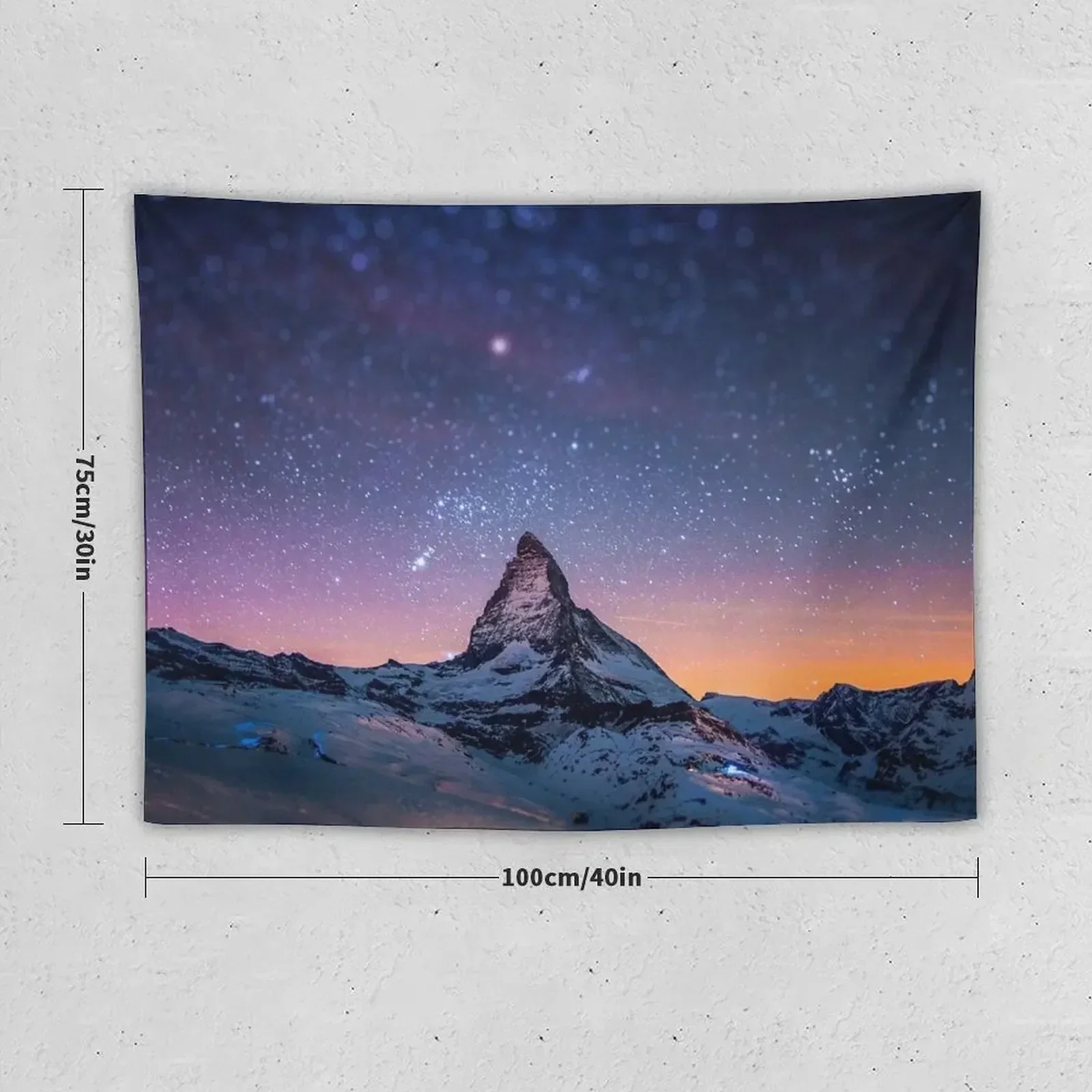 Mountain Reach the Galaxy Tapestry Room Decor Cute Korean Room Decor Decoration Room Tapestry