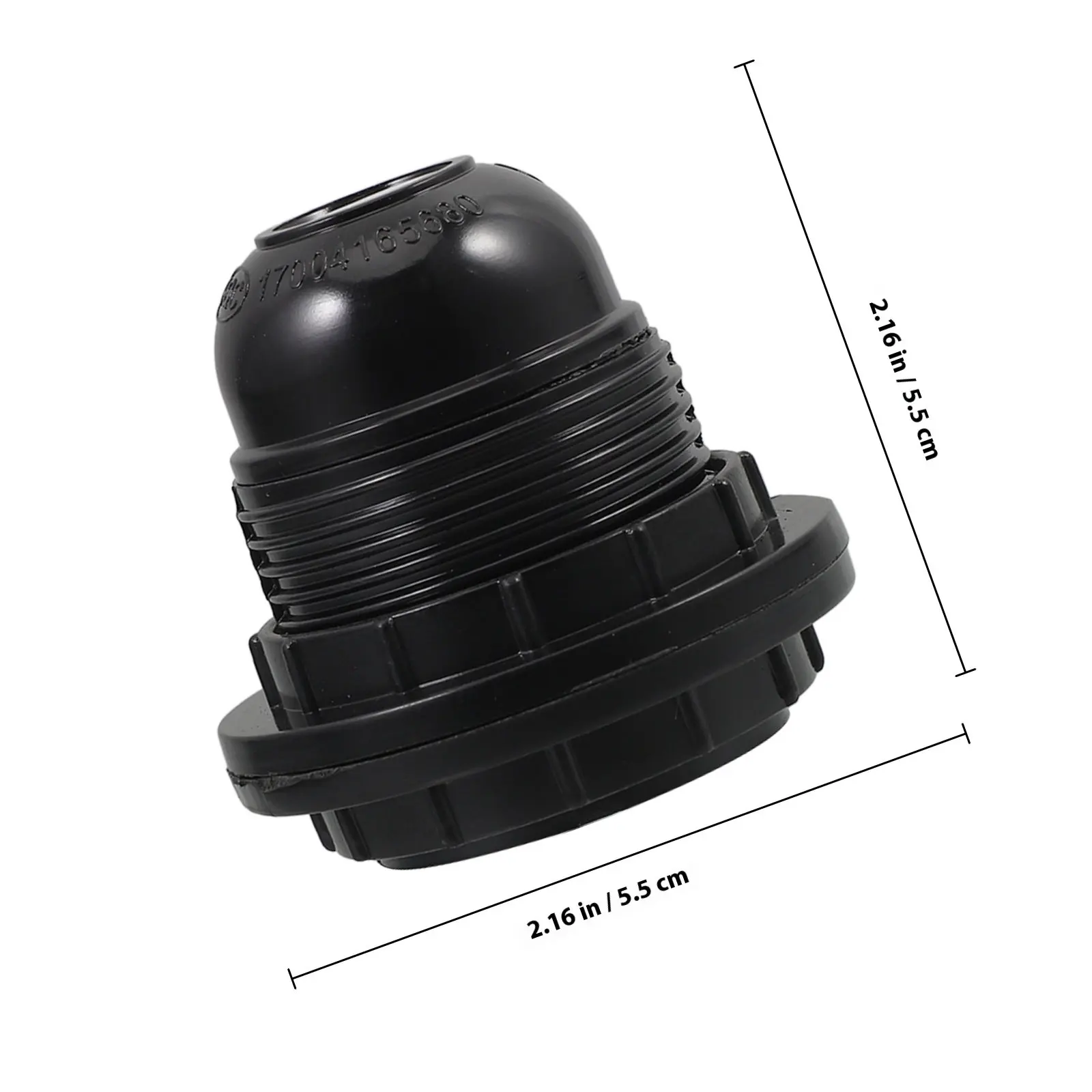 E27 Bakelite Aluminum Alloy Lamp Base Socket Replacement – Vintage-Style Light Bulb Holder for Home & Decor