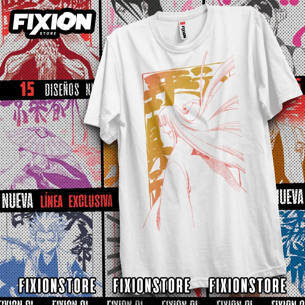 Manga T-shirt Bleach Colección Capitanes – Escuadron #Shinji Anime Tee