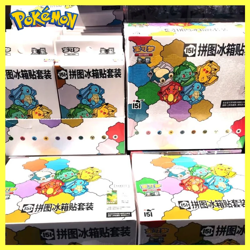 

Пазл Pokemon 151, 100% оригинальная головоломка Mag Nets Ptcg, упрощенная китайская серия «Скарлет и фиолетовый», коллекционный подарок