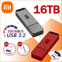 Xiaomi 16TB Flash Drive USB3.2 High Speed Transfer Metal Type C U Flash SSD Portable Mini Flash Drive Memory Waterproof U Disk