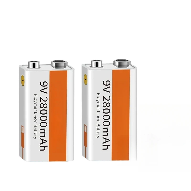 9V 28000mAh Li-ion Rechargeable Battery