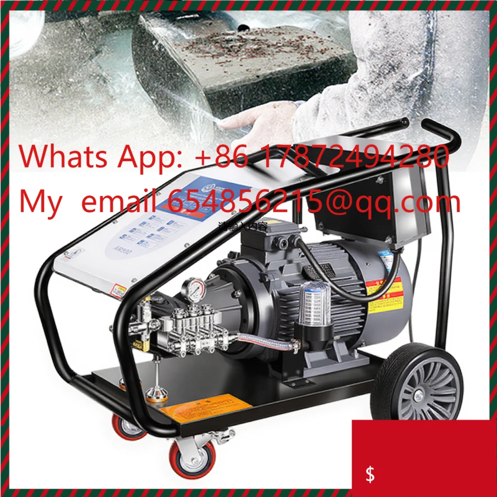 Italy AR Pump High Pressure Cleaning Machine 22kw High Power Electric Power Washer Industrial Heavy Duty Water Cleaning