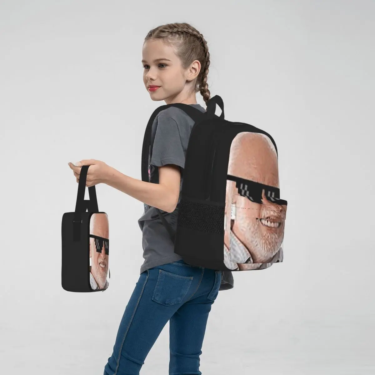 إخفاء الألم هارولد ميمي حقائب الظهر بنين بنات الكتب الطلاب الحقائب المدرسية للأطفال حقيبة الغداء حقيبة القلم ثلاث قطع مجموعة