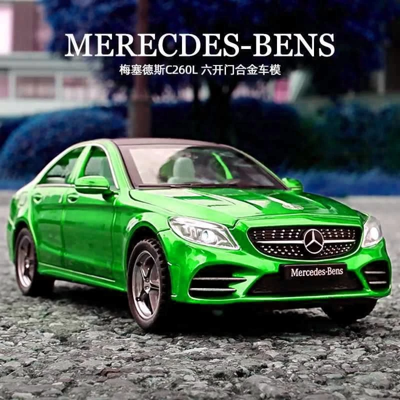 

Модель из сплава 1:32, C260L, автомобиль, настольная комната, украшение для гостиной, игрушка, подарок для мальчика
