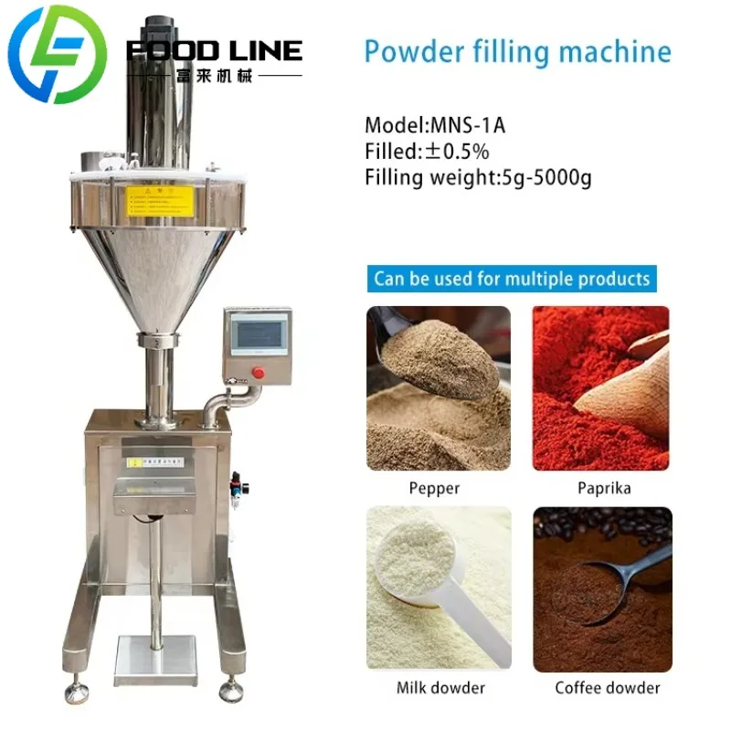 Supplies Cosmetics Powder Skincare and Beauty Powder Automatic Weighing Measuring and Filling Machine
