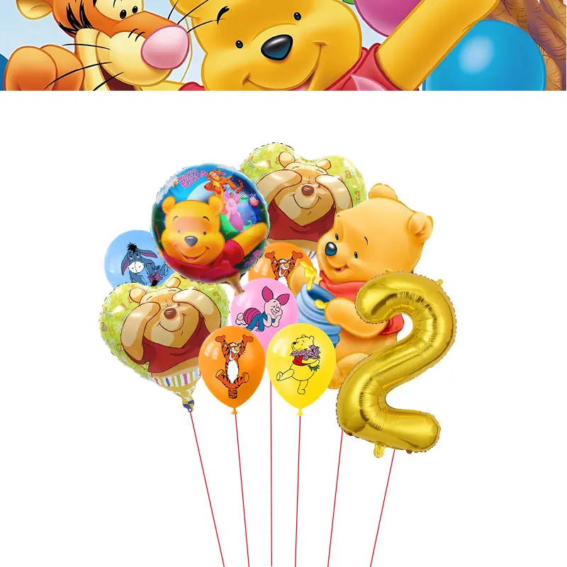 Winnie de Poeh thema verjaardagsdecoratie Banner Ballonnen Cadeauzakjes Bekerbord Tafelkleed Taarttoppers Feestartikelen Gunsten