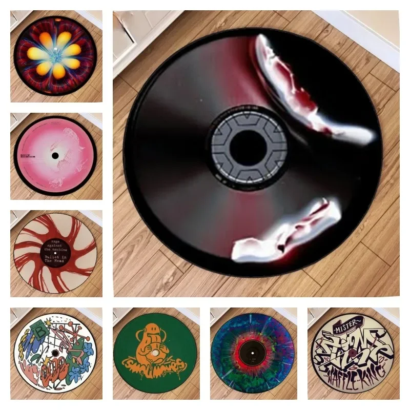 

Popular Art Painting Design CD Soft Living Room Rug Birthday Gift Game Mat Suitable for Bedroom Rugs Home Decoration Carpet
