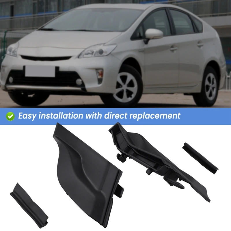 1Pair Front Cowl Side Vent Cover Windshield Wiper Side Cowl Cover For Toyota Prius 2010-2015 55083-47020 55084-47020