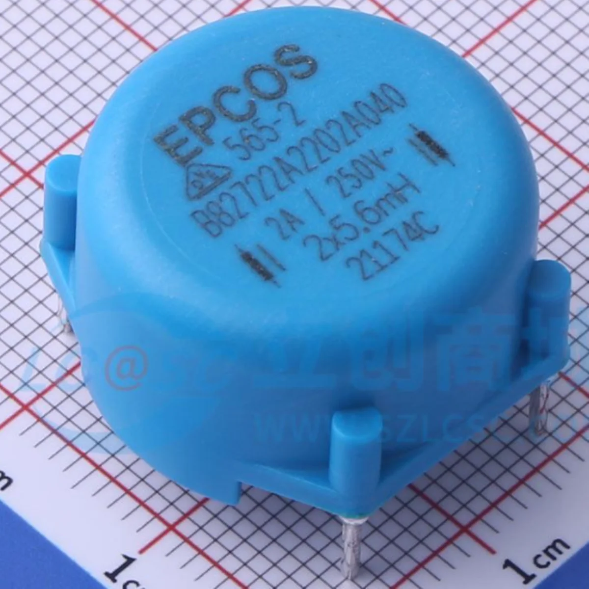 5 uds filtro de modo común original B82722A B82722A 2202A040 2A + 70 °   C 250V 2x 5,6mH UL94V-0 B82722 DIP