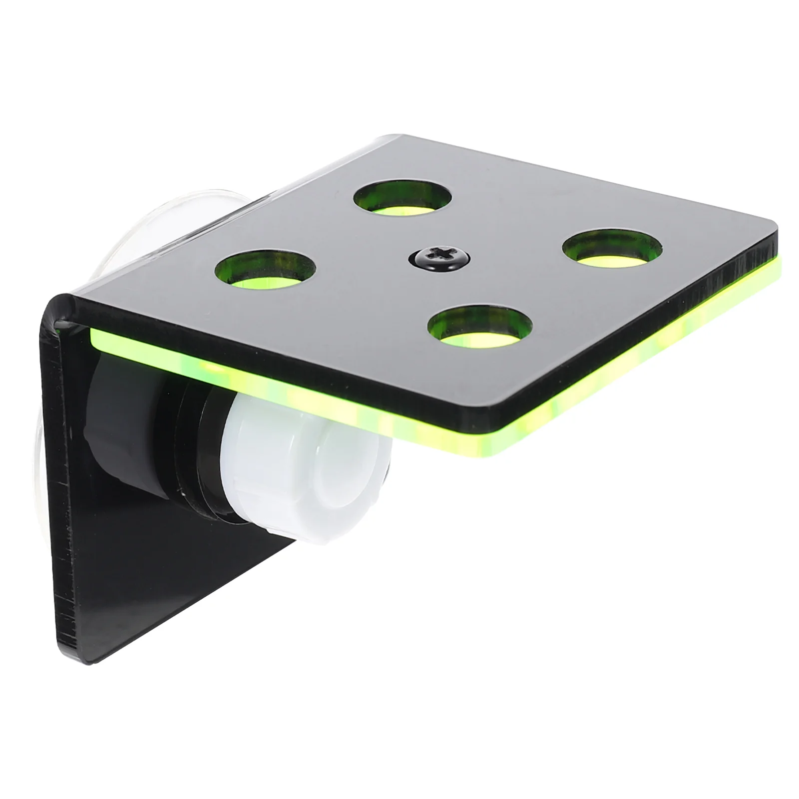 

Fluorescent Green Coral Bracket Broken Growth Reef Holder Diving Cultivating Acrylic Double Layer Lightweight