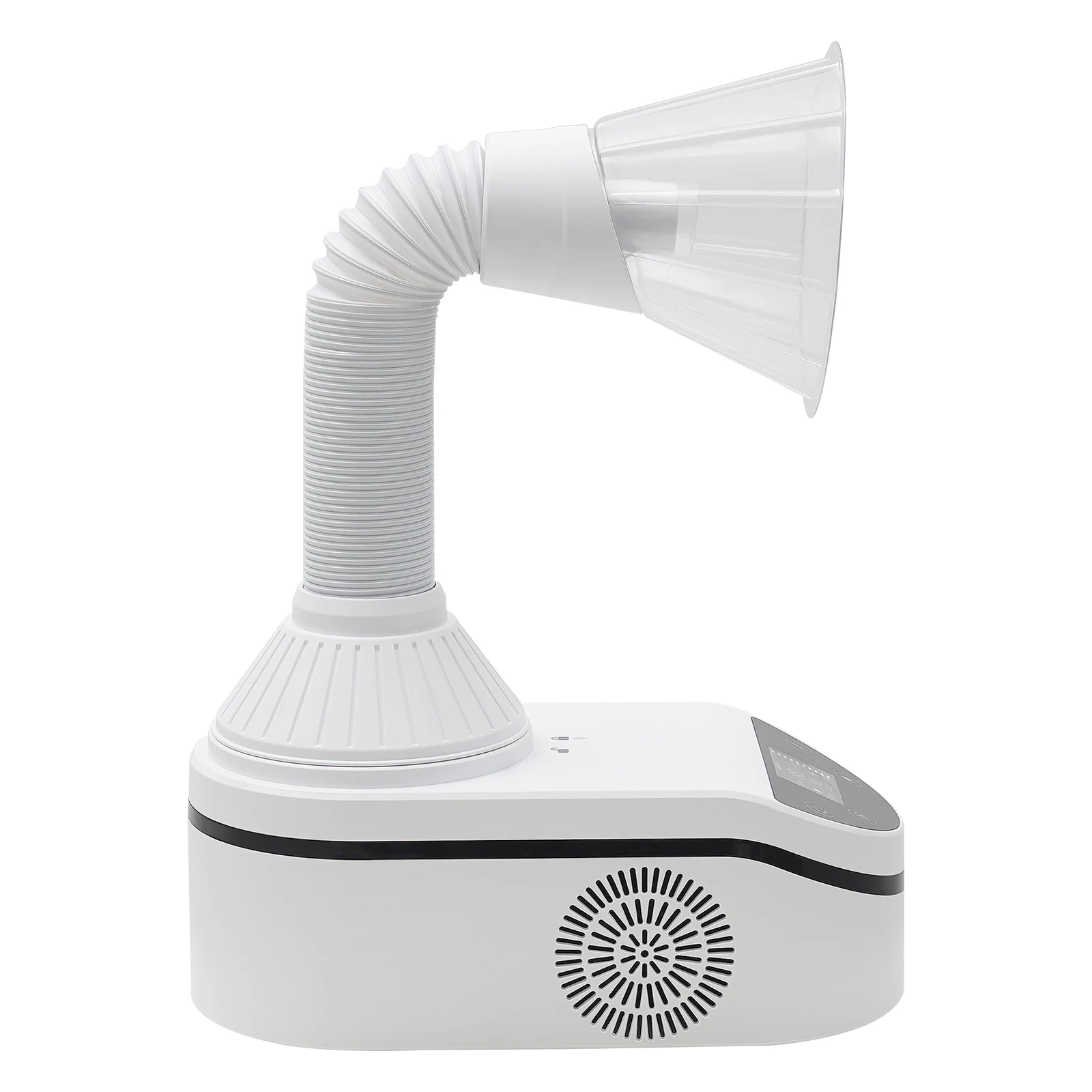 230 W Nail Dust Collecting Machine, Tabletop Nail Dust Cleaning Machine with Dust Hose, LED Spotlight, for Nail Art, Nail Care