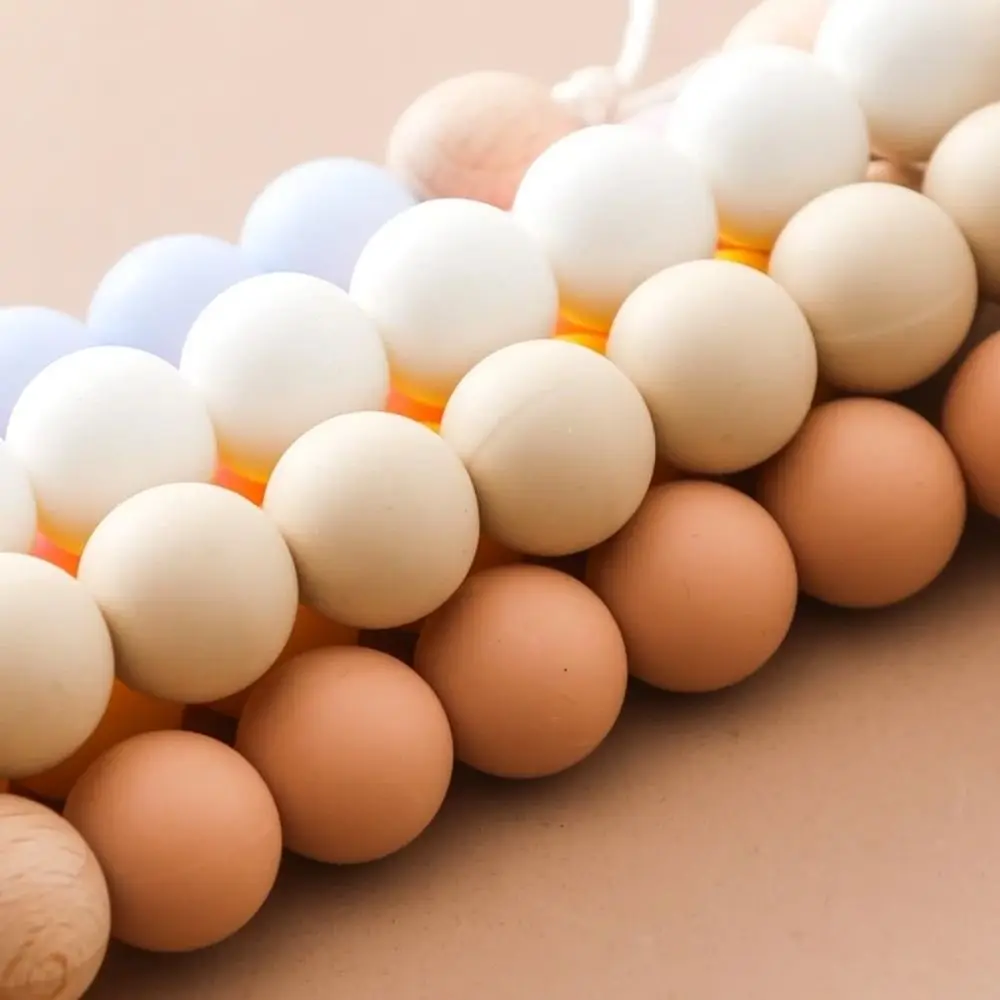 New Silicone Dummy Holder Chain Newborn Stuff Nursing Accessories Pacifier Clips Soft Nipple Soother Chain
