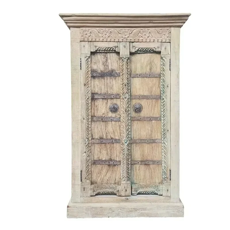 Solid retro doors with high-capacity multi-functional home furniture, suitable for bar living rooms or farmhouses
