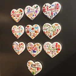 Russia,United States, Britain, Germany, France, Italy, Cuba, Kenya creative refrigeratorsticke decoration articles handicraft