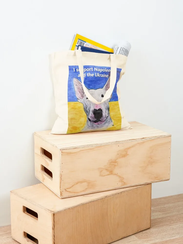 Bull terrier Napoleon Tote Bag reusable shopping bags Shopper handbag female bag Big bag