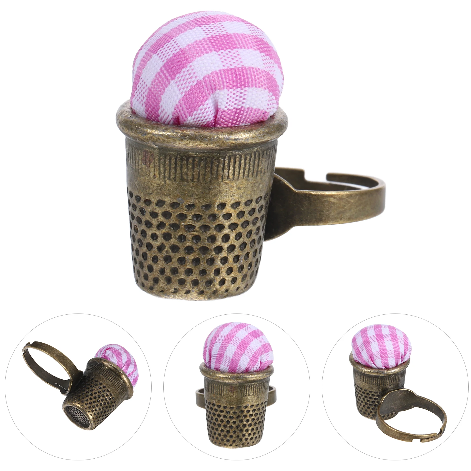 

Pin Cushion Sewing Embroidery Finger Holder Portable Lovely Household Daily Use Accessory Pincushions For