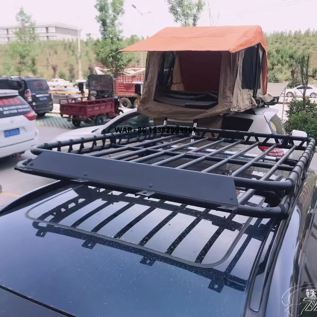 

Universial Ruozhou 4X4 BLACK ROOF RACK LUGGAGE STEEL ROOF RACK for VW Amarok