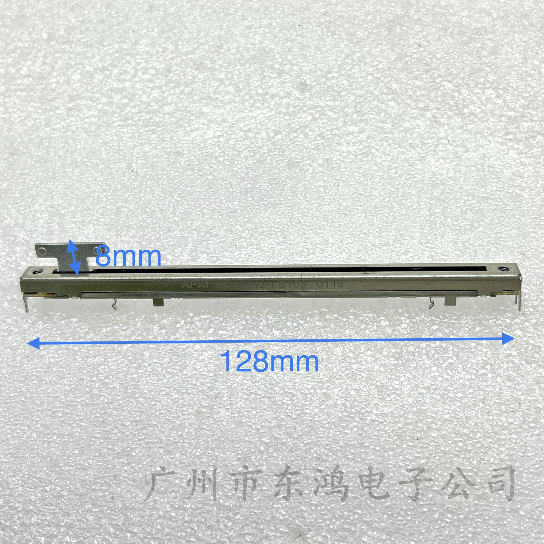 10 PCS APAI 128 straight sliding potentiometer B10K (b103) T-axis pin 3