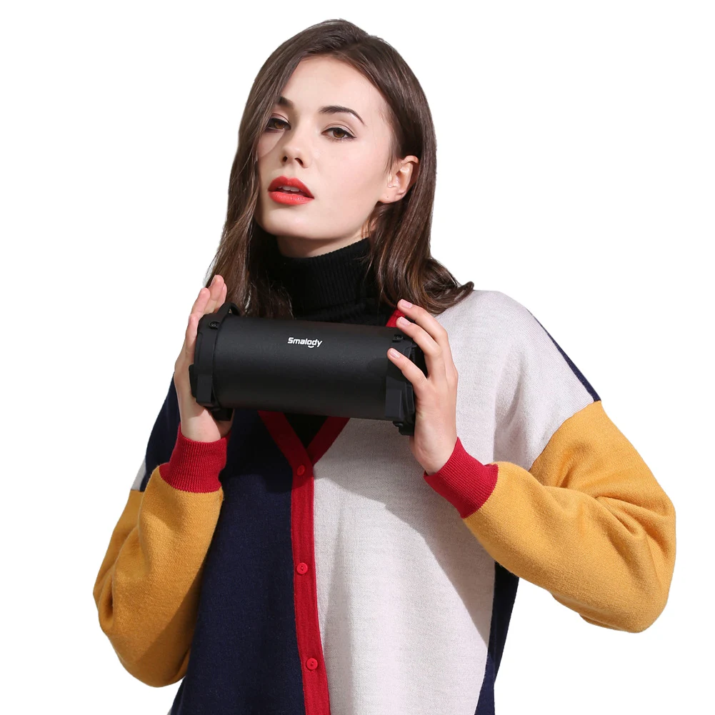 High Power Bluetooth Speaker USB Rechargeable Wireless Boombox with 3.5mm AUX Input Jack BT Boombox Speaker for Home Party