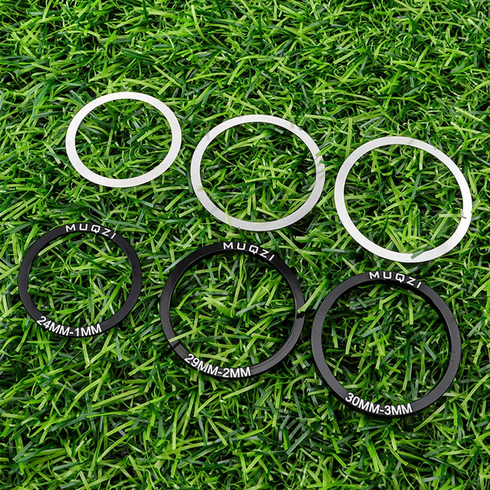 

6pcs 24/29/30mm Bike Bicycle Bottom Bracket Crankset Washer For BB86 91 92 BB30 PF30 Crank Crankset Bottom Spacer Cycling Parts