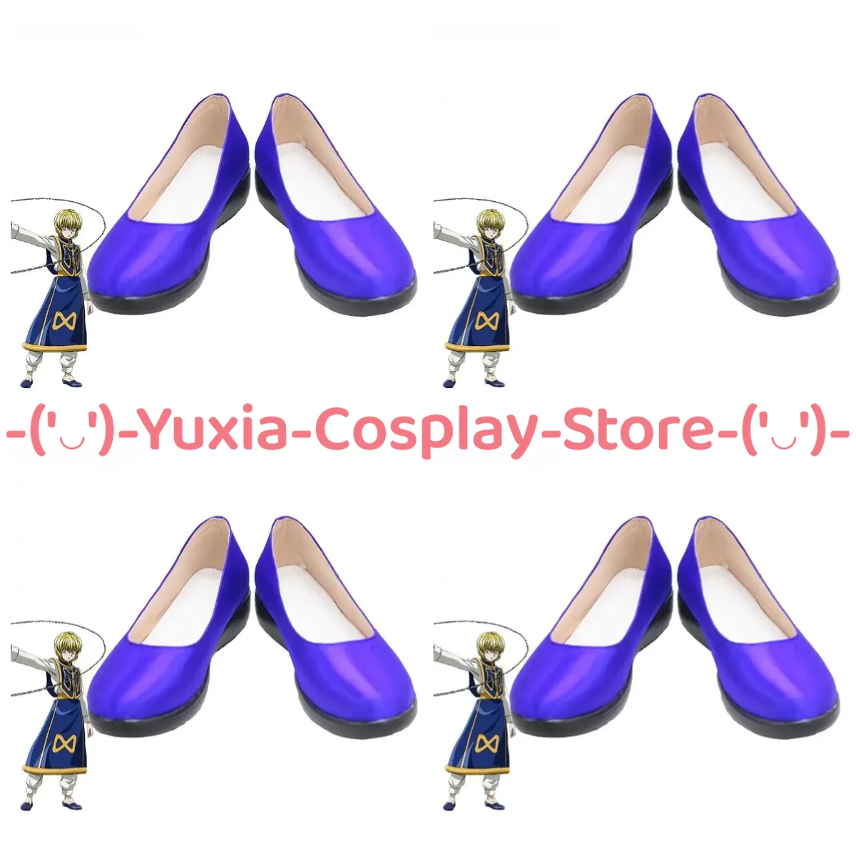 

Юксиакосплей! Обувь для косплея Hunter x Hunter Kurapika, реквизит для игрового персонажа в стиле аниме, ботинки из искусственной кожи, карнавальный костюм на Хэллоуин