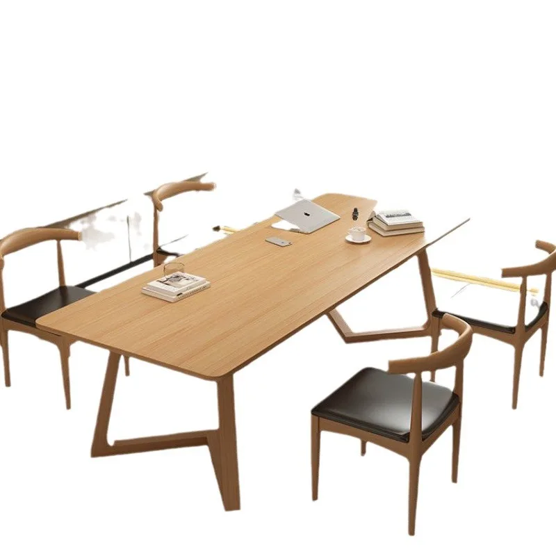 

Solid wood simple solid wood large table, household calligraphy table, student study table