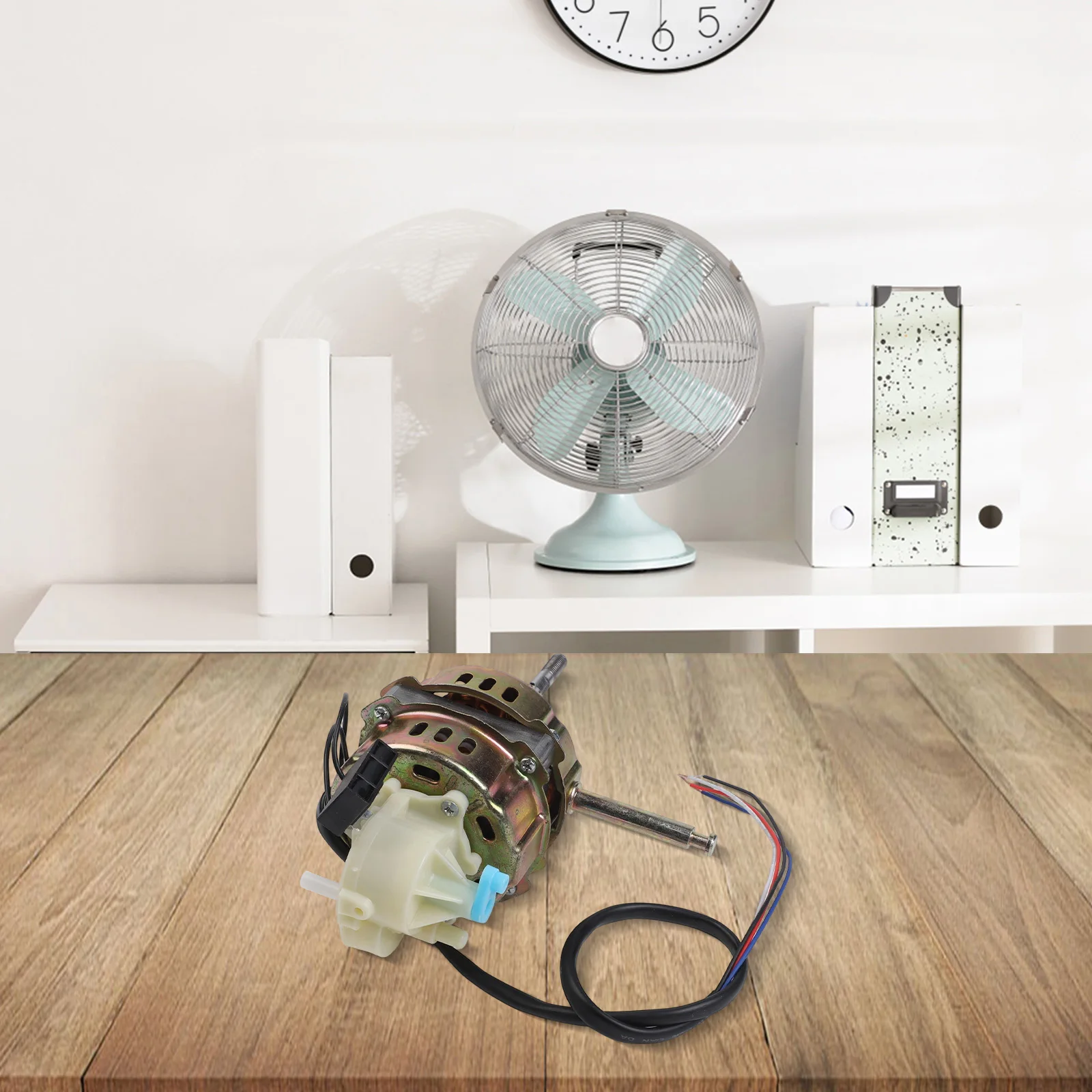 Electric Fan Motor with Copper Core and 3 Speed Options for Table and Floor Fans Providing Quiet and Powerful Airflow