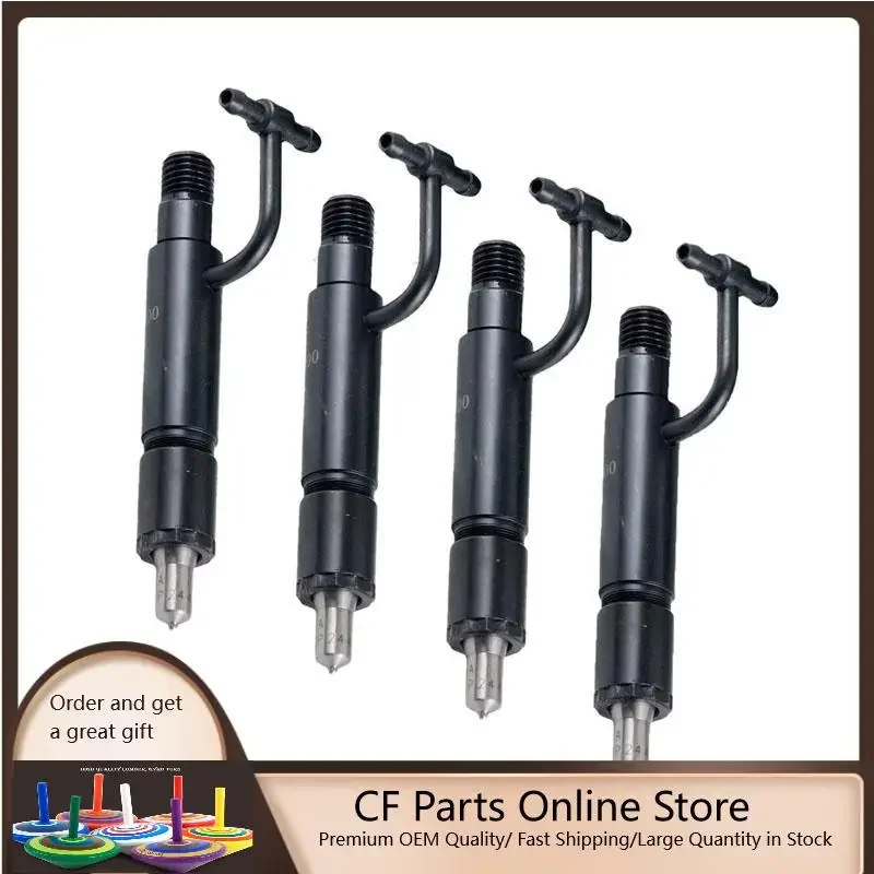 4PCS Fuel Injector YM729503-53100 for Komatsu 3D84E-3 3D84N-2 Engine PC35R-8 PC45R-8 Excavator