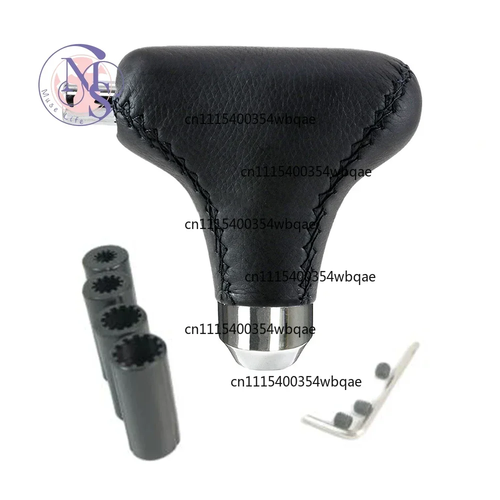 ZOCI-FOR-PU Universal Automatic Gear Shift Knob Lever Shifter Black Left Hand Drive Auto Interior Replacement Parts