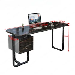 Modern Single Office Desk para Boss, Escrita Mesa, Mesa Em Casa, Móveis De Luxo, Escrita Italiana, QF50OD