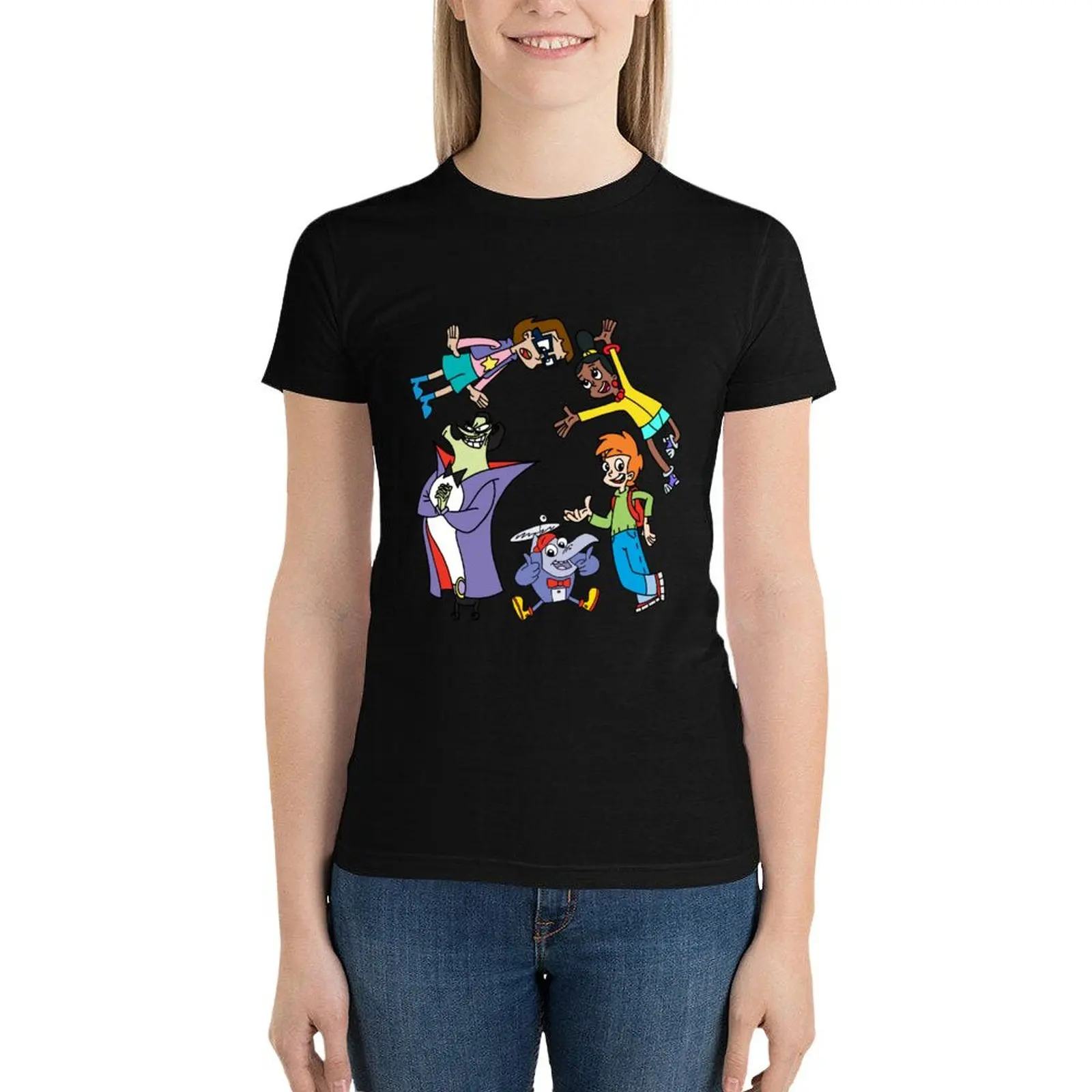 

Cyberchase Digit, Hacker, Inez, Jackie, Matt Combo Set T-Shirt female aesthetic clothes funny womans clothing