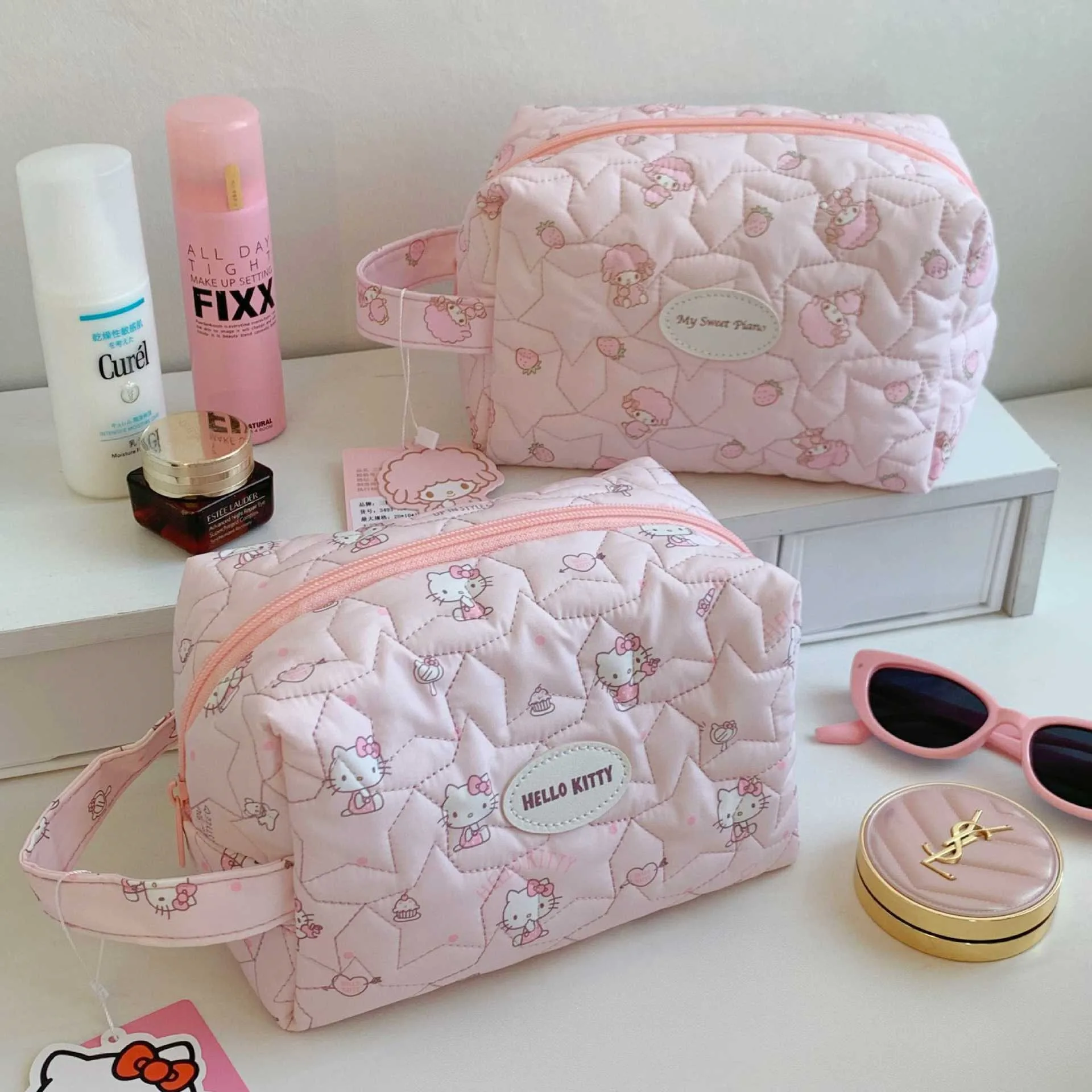 Tragbare Kosmetiktasche für Reisen, Reise-Lippenstift- und Kleinkramtasche, Make-up-Tasche für Frauen, hoher ästhetischer Wert. – Detail 5