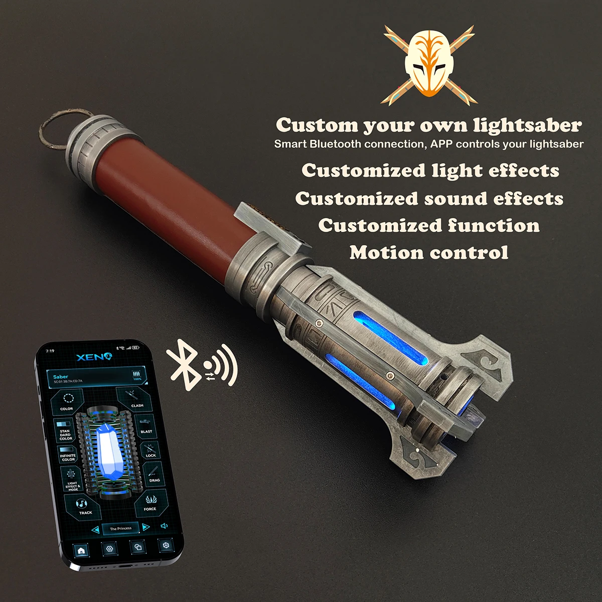 Lightsaber Neopixel Jedi سيف ليزر معدني هيلت مبارزة ثقيلة حساسة ناعمة لانهائية تغيير ضرب الصوت LTG Light Sabre
