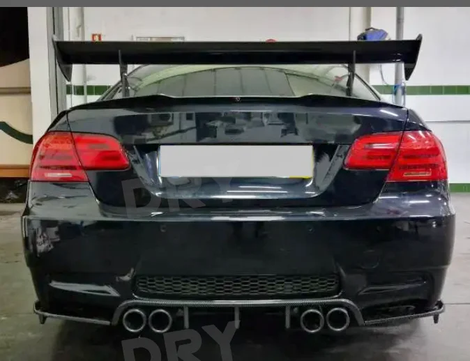 

V Style Car Rear Diffuser Bumper Spoiler Rear Splitters Canards Flaps Body Kits Accessories for BMW E92 E93 M3 2009-2012