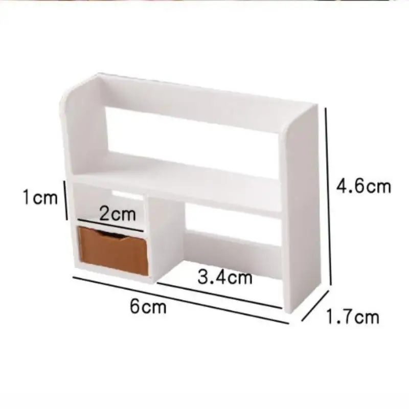 1Pcs 1:12 Scale Storage Rack Organizing Shelf Dollhouse Miniatures Furniture Dolls Accessories Scenery Model Toy