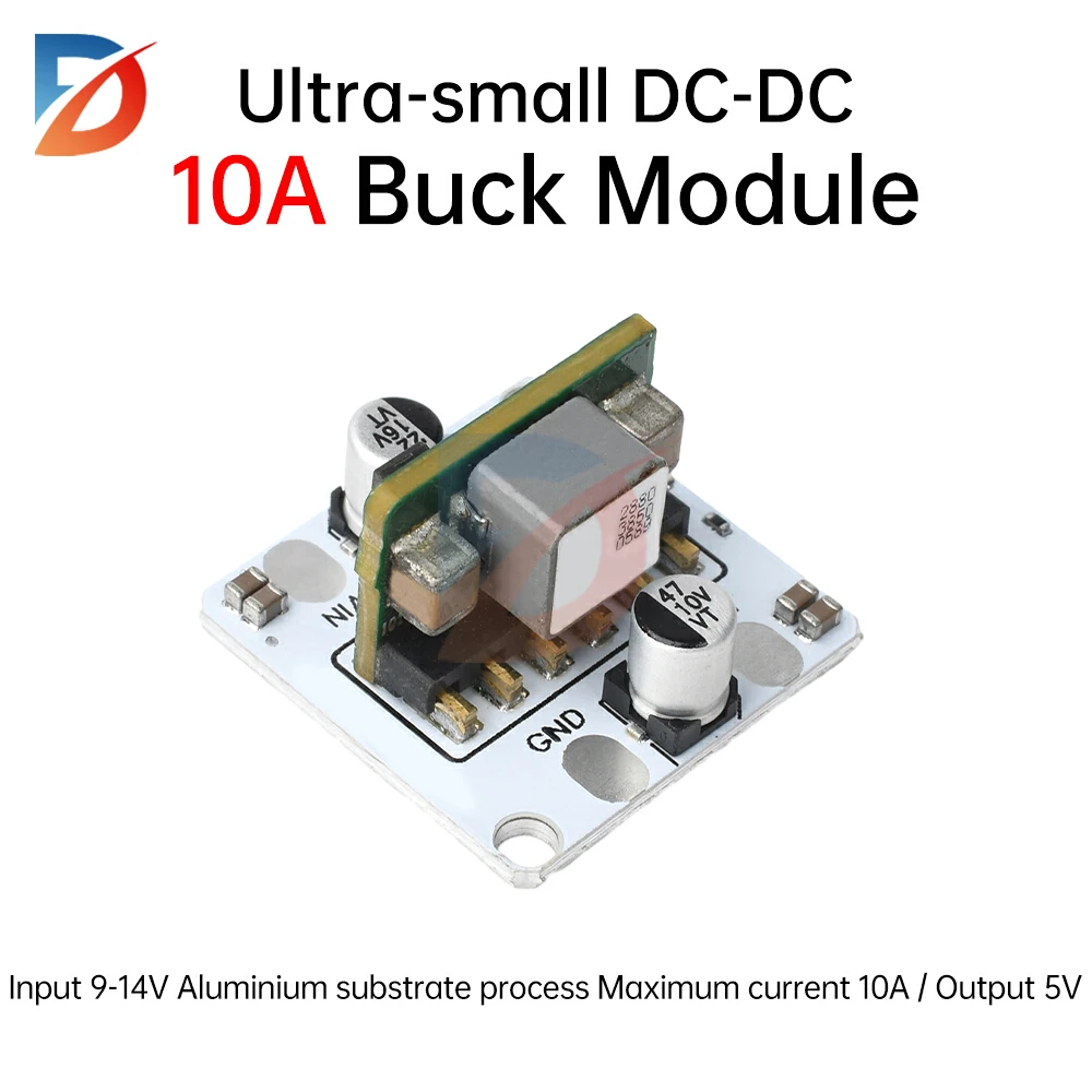 Modulo step-down del modulo di alimentazione regolato ad alta potenza da 10 A Modulo step-down DC da 9-14 V a 5 V con uscita DC-DC