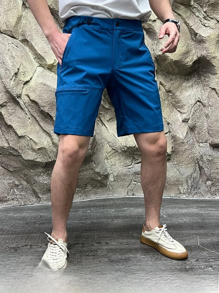 

Мужские брюки для улицы, 3D пошив, дышащие, с функцией Qui Dry, летние повседневные брюки, свободный крой, прямые брюки