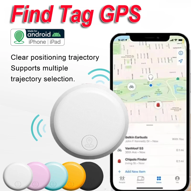 

GPS-устройство против потери для детей, глобальное позиционирование, локатор для домашних животных, автомобильный трекер для пожилых людей, Android Apple, универсальный Airtag, 2025 г., новинка
