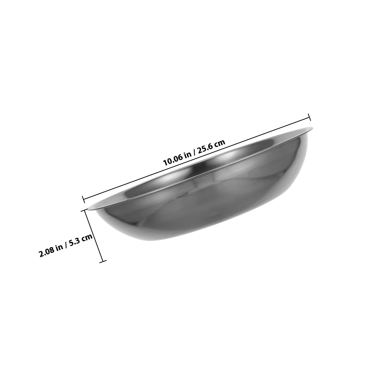 صينية مقياس وزن 25 سم مصنوعة بحرفية جيدة من الفولاذ المقاوم للصدأ للمخبوزات المنزلية ووزن الطعام واستبدال محمول