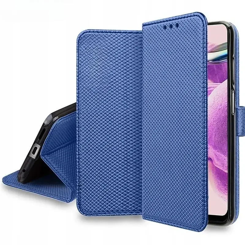 

Auroras For Honor X6C 4G Flip Wallet Case Diamond Grains Leather Magnetic Bracket Cover For Honor X6C 4G Casing