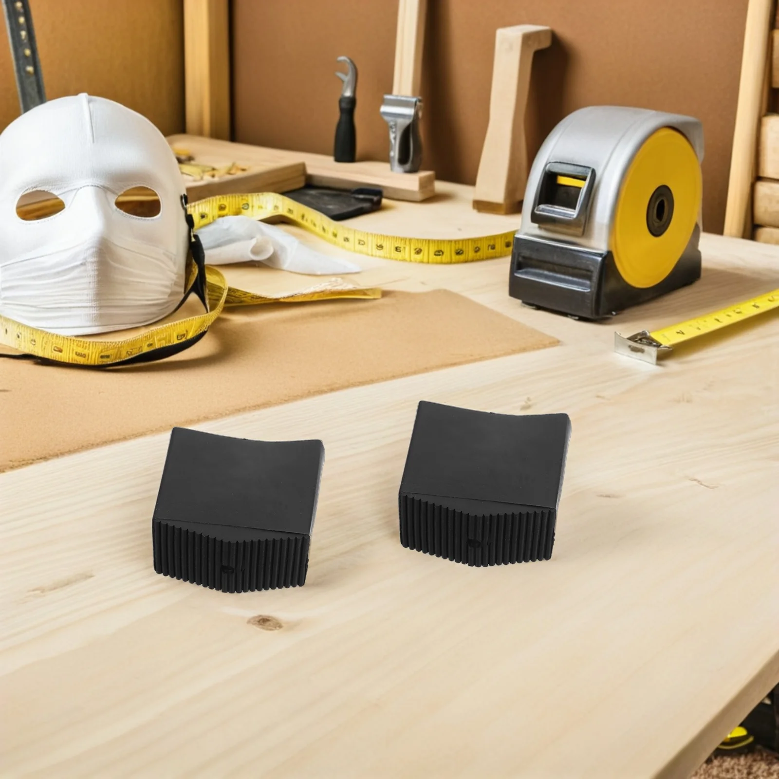 Almofadas para pés de escada, 4 unidades, borracha antiderrapante, capas para pernas, almofada de substituição para reparo doméstico, construção, isolamento durável