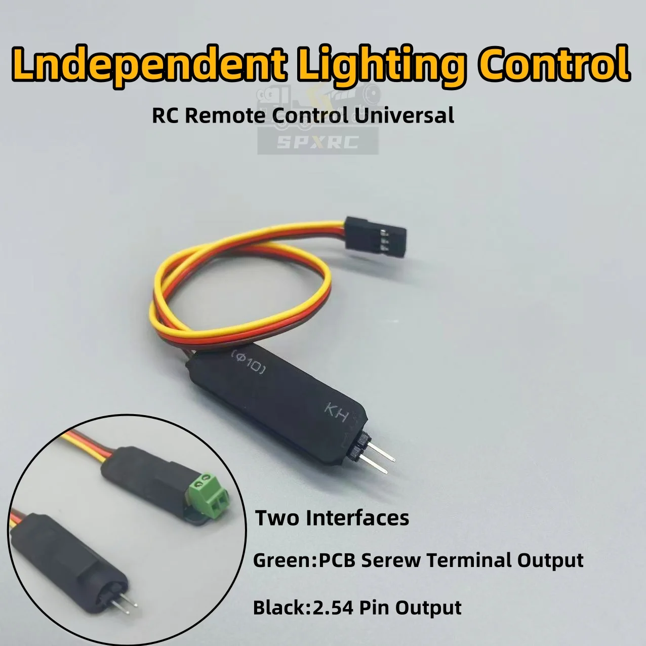 Lndependent Lighting Control Flashing High Beams For Tamiya Remote Control Truck Crawler Trailer Universal Engineering Car Parts