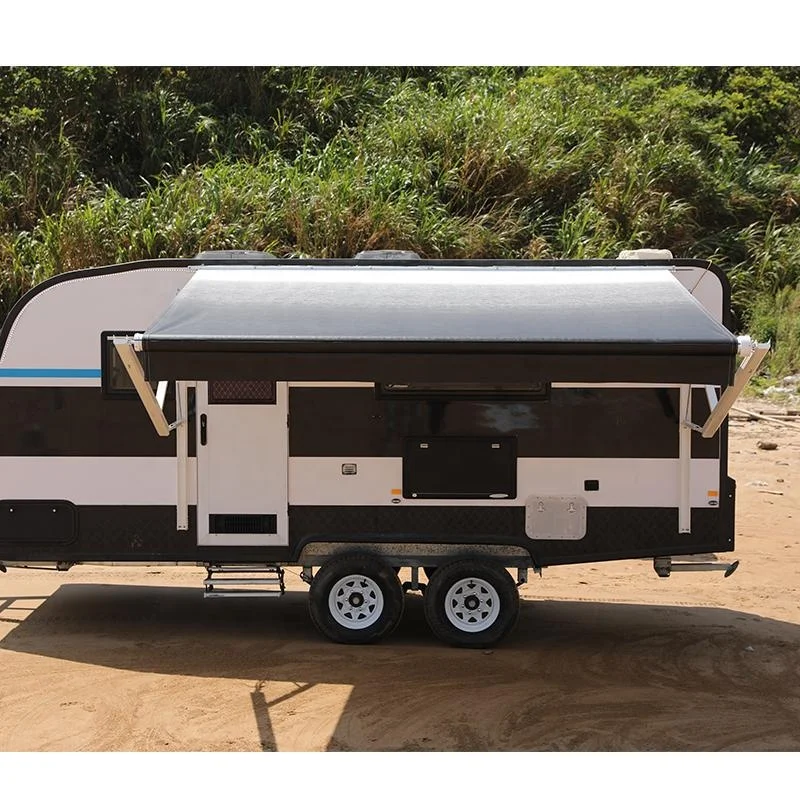 Wareda W5700 Electric RV Awning Power Retractable Patio Shade For Travel Trailer Motorhome Caravan