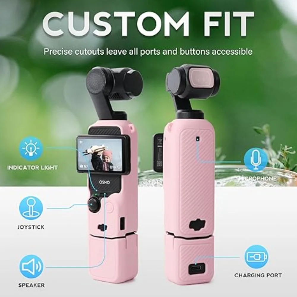 

For DJI Osmo Pocket 3 Protective Sleeve Camera Anti-Scratch Case Lens And Screen Silicone Skin Cover Pocket 3 Accessories