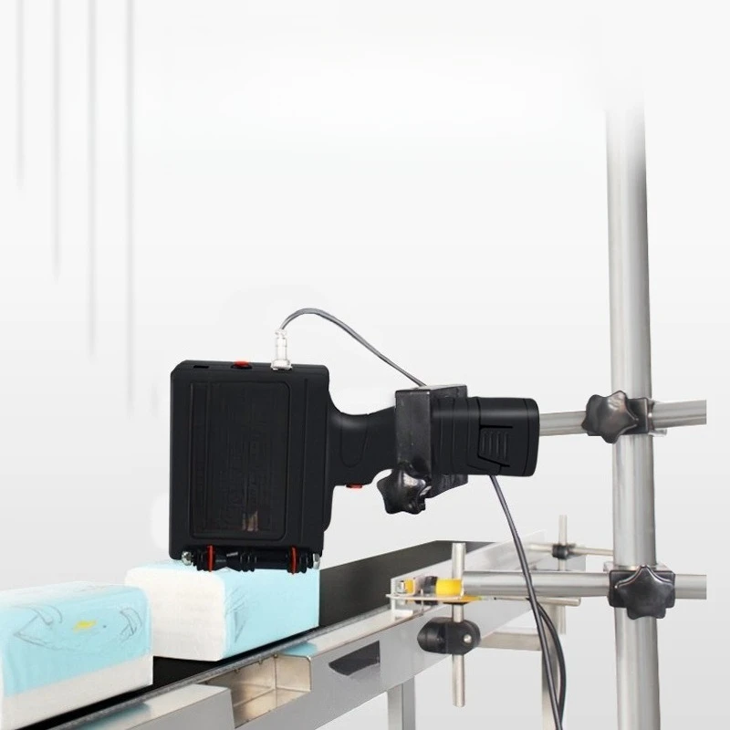 Quick-drying intelligent handheld inkjet printer to print the production date Multifunctional small character