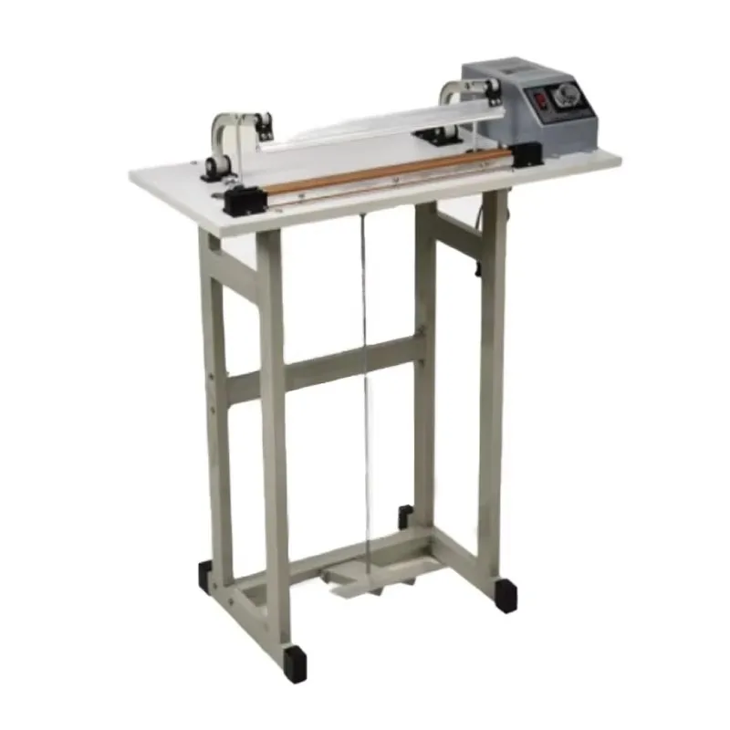 Fast PVC Shrink Film Plastic Bag Sealing and Cutting Machine 48/58CM Foot Operated Packaging and Sealing Machin Heat Bag Sealer