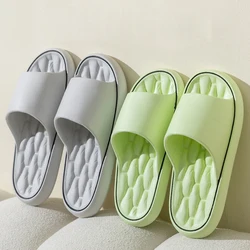 New Fashion Summer Couple Slippers Non-slip Soft Slides Lithe Comfort Sandals For Women Men Casual Shoes Ladies' Home Flip Flops